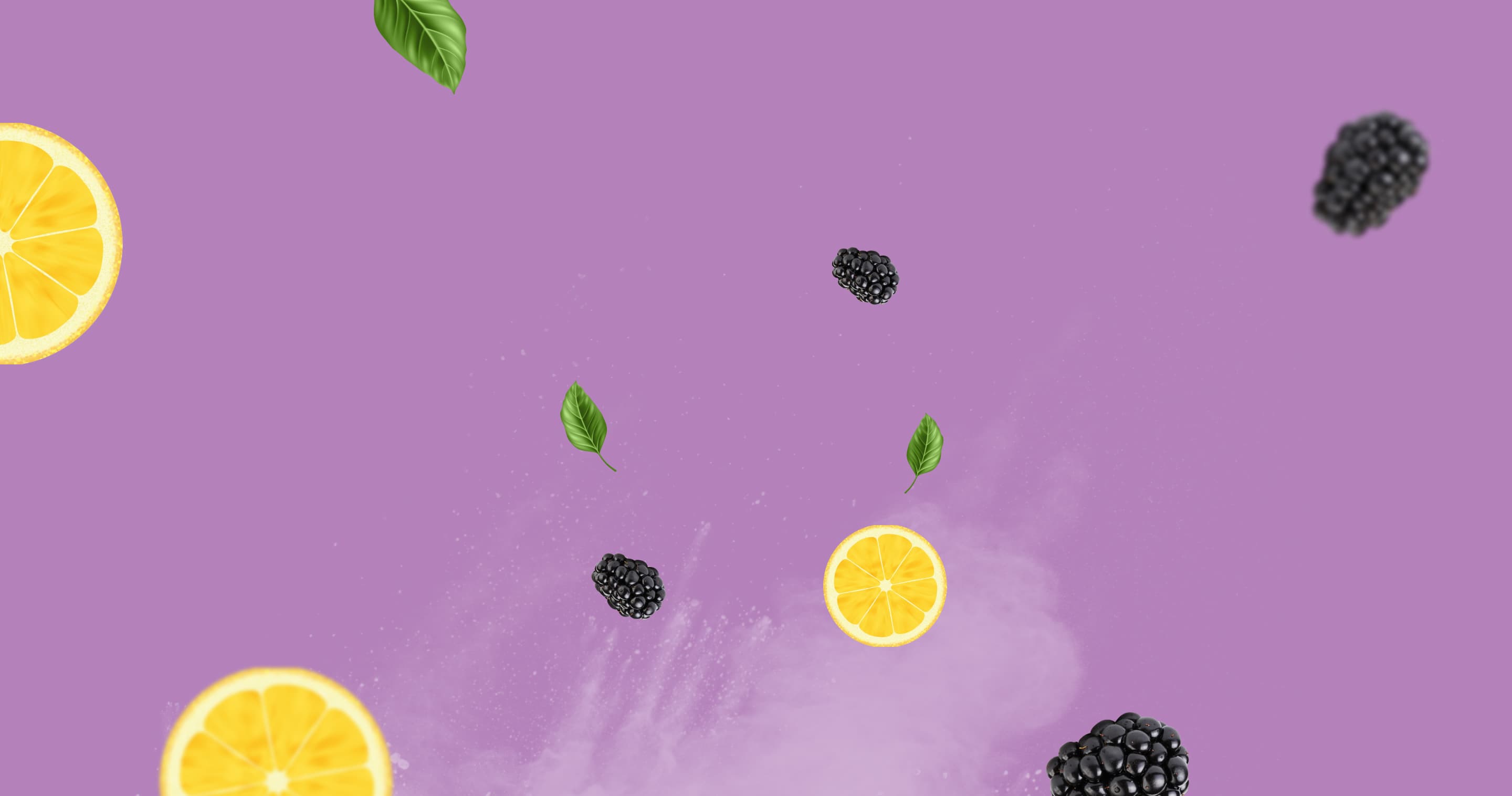 Thavage Pre-Workout Blackberry Lemonade background