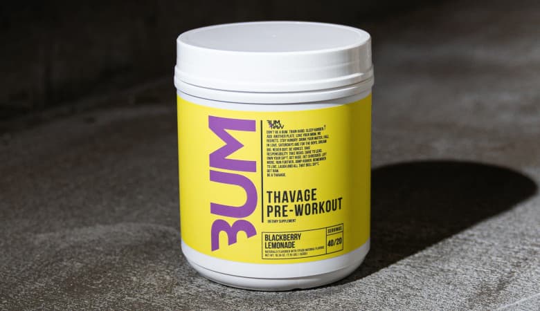 Thavage Pre-Workout Blackberry Lemonade Presentation Thavage Pre-Workout Blackberry Lemonade Presentation